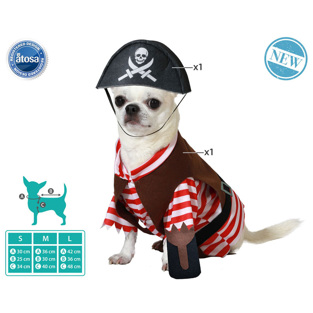 Fantasia para Cão L Pirata